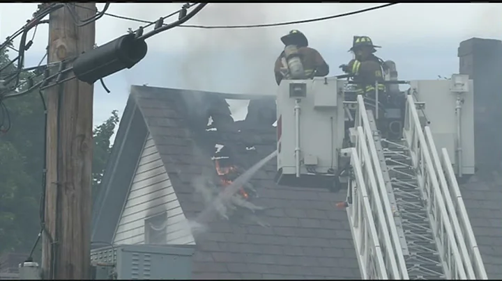 Conway Street reopened after downtown Greenfield house fire