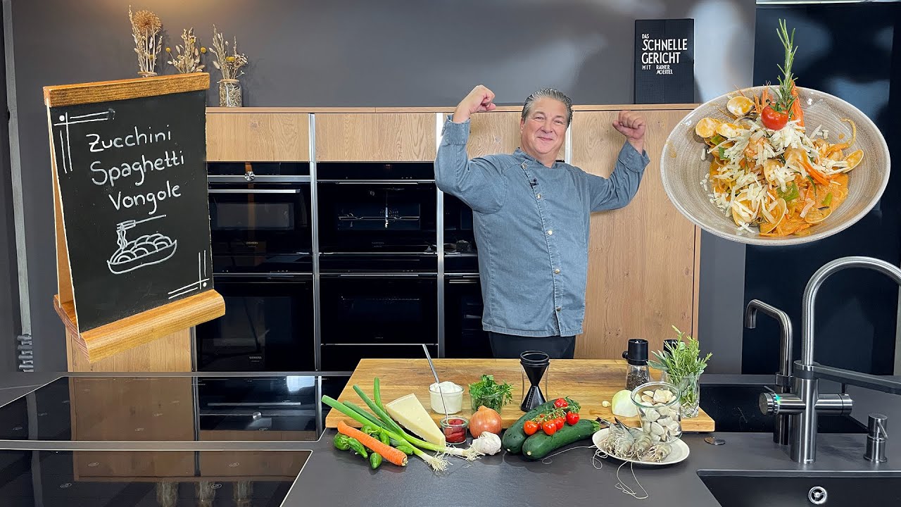 Zucchini-Spaghetti Vongole | Das schnelle Gericht
