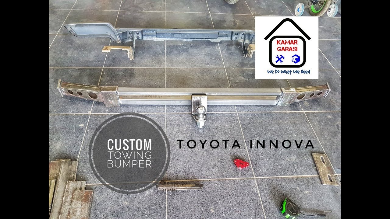 Pasang Custom Towing Bumper - Toyota Innova (part 1) - YouTube