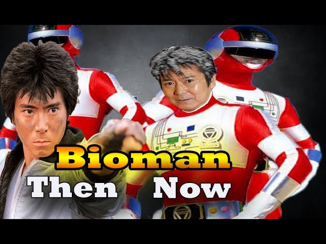 BIOMAN Cast Then and Now ||  Choudenshin Bioman Sentai class=