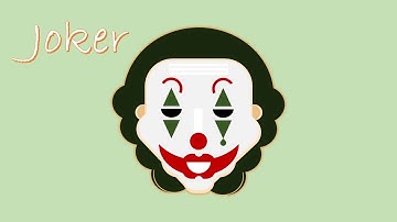 Drawing the joker face using microsoft powerpoint |powerpoint animation tutorial | PowerPoint Art