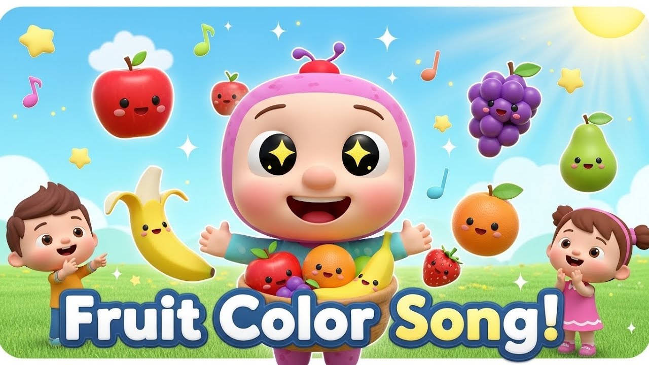 "Fruit Colors Song for Kids | Learn Colors with Fruits" - YouTube