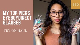 MY TOP FAVOURITE EYEBUYDIRECT GLASSES | TRY-ON HAUL