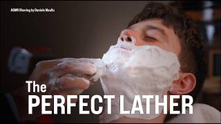 Asmr Shaving With Rich, Creamy Lather Straight Razor