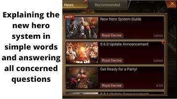 KING OF AVALON: Explaining the new hero system in simple words | Answering all the concern questions