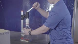 Portable Handle Applicator for Glass Milk Bottles from Stanpac