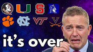ACC on the VERGE of Being Completely F*cked | Realignment | FSU Miami UNC Clemson | B1G | SEC | ACC