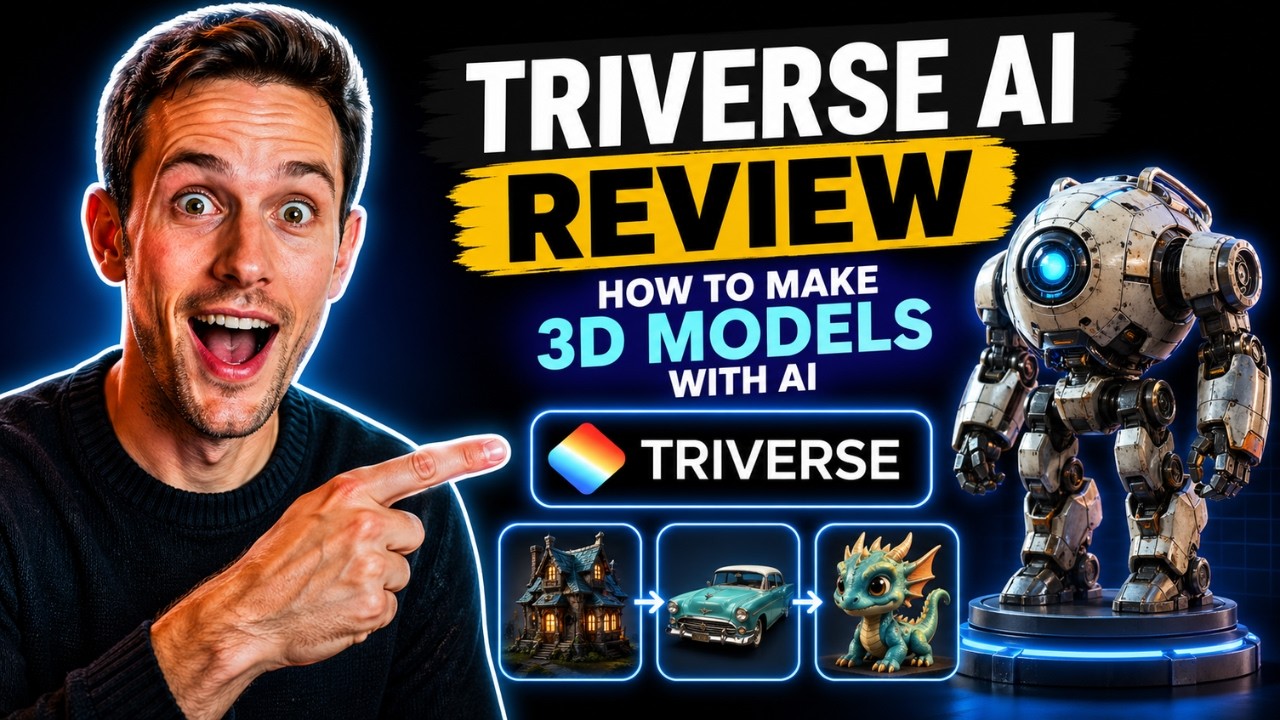 How to Make 3D Models with AI | Triverse AI - YouTube