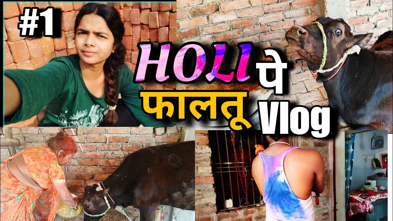 Holi ke din Faltu Vlog? 😂 | सुबह से काम, भाई की शरारत और देसी कोफ्ते!