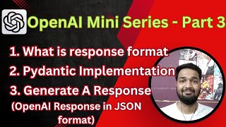 Famous #3 How to Get Clean JSON Response from OpenAI | OpenAI Mini Series Part 3 #openai Profile