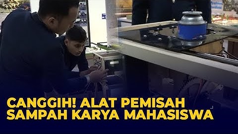 Canggih! Sekelompok Mahasiswa Ciptakan Alat Pemisah Sampah Otomatis
