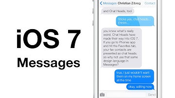 iOS 7: Messages
