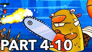 Swamp Attack Episode 4 Level 10 Walkthrough Gameplay - Swamp vs. the flying Saucers