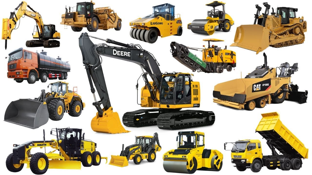 Jenis-jenis Alat Berat Konstruksi Jalan Asphalt | Excavator, Bulldozer, Asphalt Paver, Motor Gerader