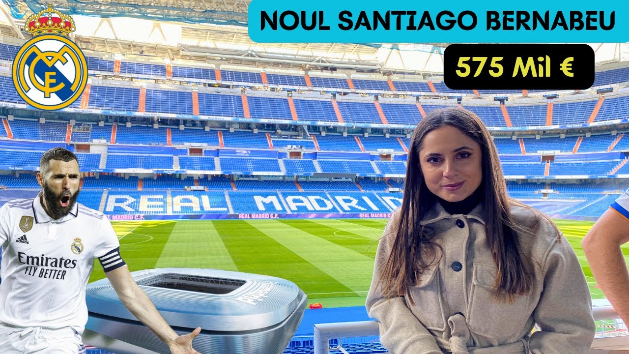 Am intrat in Nava spatiala a celor de la Real Madrid | Noul Bernabeu🇪🇸