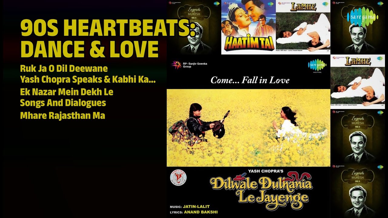 90s Heartbeats Dance & Love | Ruk Ja O Dil Deewane | Ek Nazar Mein Dekh Le | Mhare Rajasthan Ma