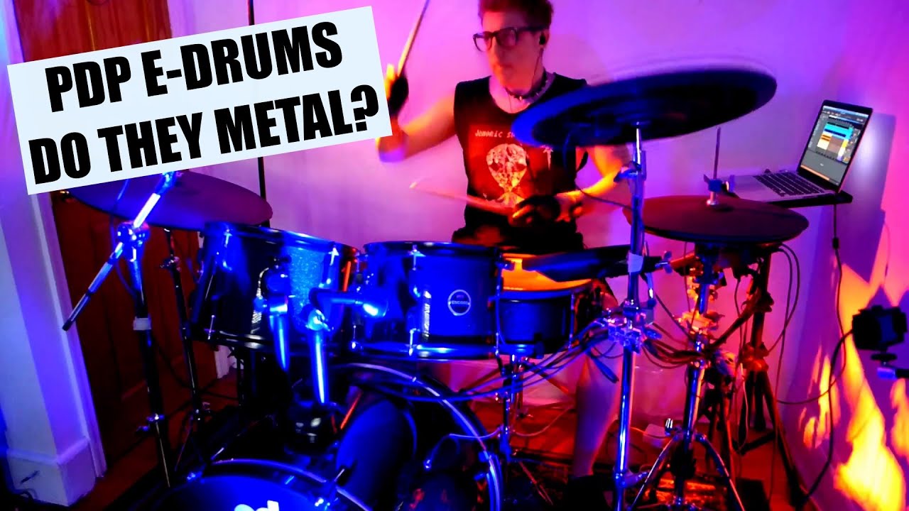 MACHMAN MINI "Lesabre 23" PDP Electronic Drum Conversion Kit YouTube