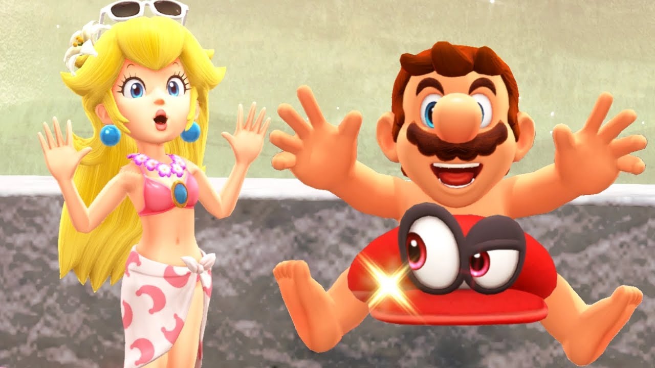 Super Mario Odyssey All Peach Locations with Outfits YouTube