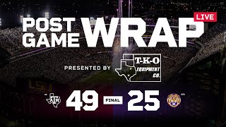 Famous TexAgs Post Game Wrap: No. 3 Texas A&M 49, No. 20 Louisiana State 25 Net Worth
