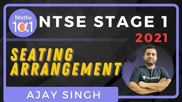 Seating Arrangement | Mental ability | NTSE Stage 1 2021 | Maths 101 | Ajay singh