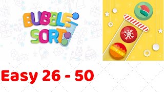 Bubble Sort Color Puzzle Game Level 1-26 to 1-50 Walkthrough (iOS - Android) screenshot 1