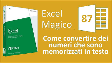 EM87 Come convertire dei numeri che sono memorizzati come testo in numeri veri (3 metodi)