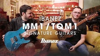 Ibanez Martin Miller and Tom Quayle New Signature Guitars - MM1/TQM1 chords