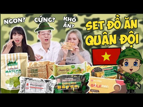 Video Sốc toàn tập set đồ ăn Quân đội Việt Nam: Lương khô 7... - youtube