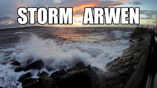 Storm ARWEN Hits Scottish Coast | UK Storms | Ayrshire