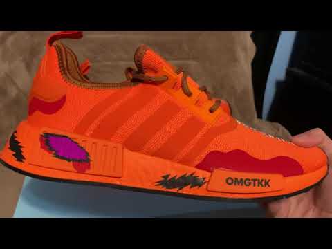 Adidas NMD R1 South Park Kenny Orange Knit Runner Shoes