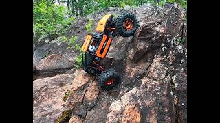 More Crawling with the UTB18 (1/18 Capra) at the Dam