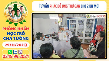 Tư Vấn Phác Đồ Ung Thư Gan Cho 2 BN Mới (29/11)