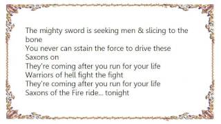 Exciter - Saxons of the Fire Lyrics