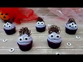 Cómo decorar cupcakes para halloween de monstuitos /sweet cake/