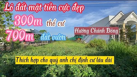 ❤️ Đất Cần Giuộc Giá Rẻ | Bán 1000m thổ vườn mặt tiền đường nhựa thích hợp định cư lâu dài.