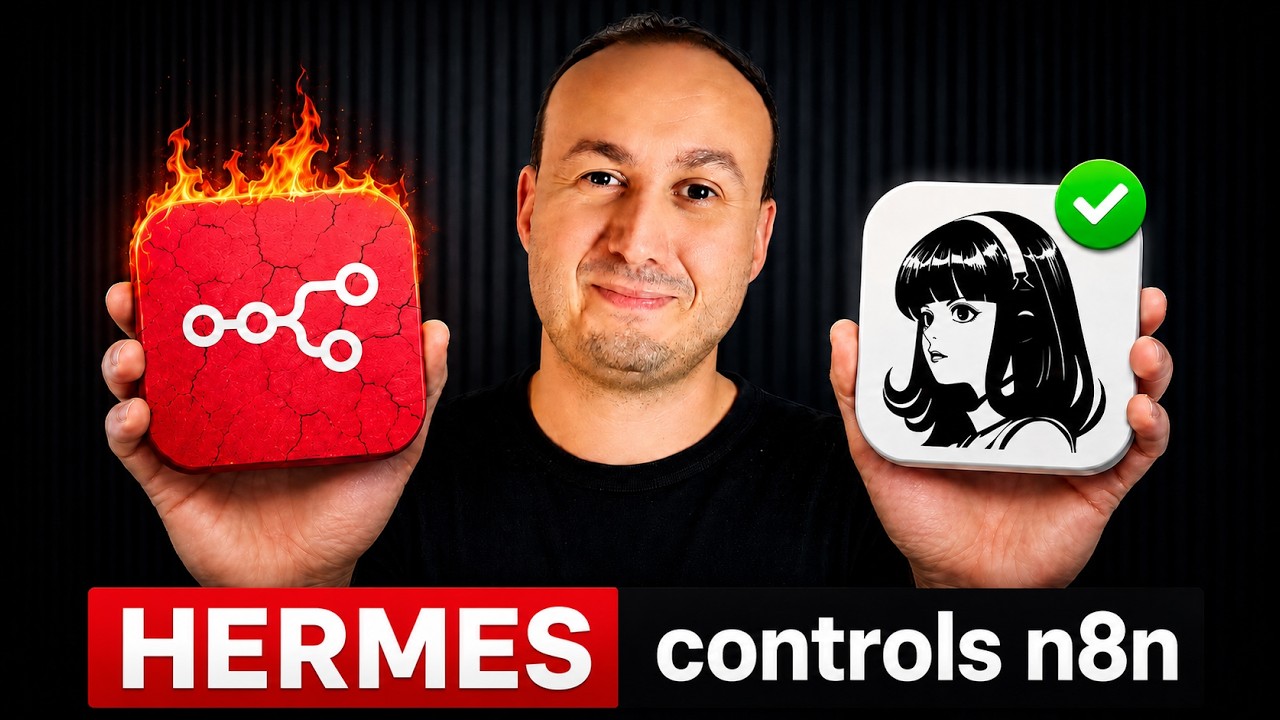 I Connected HERMES to n8n… and It Created My Workflow by Itself 🤯