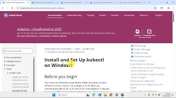 How To Install Minikube And Kubectl On Windows