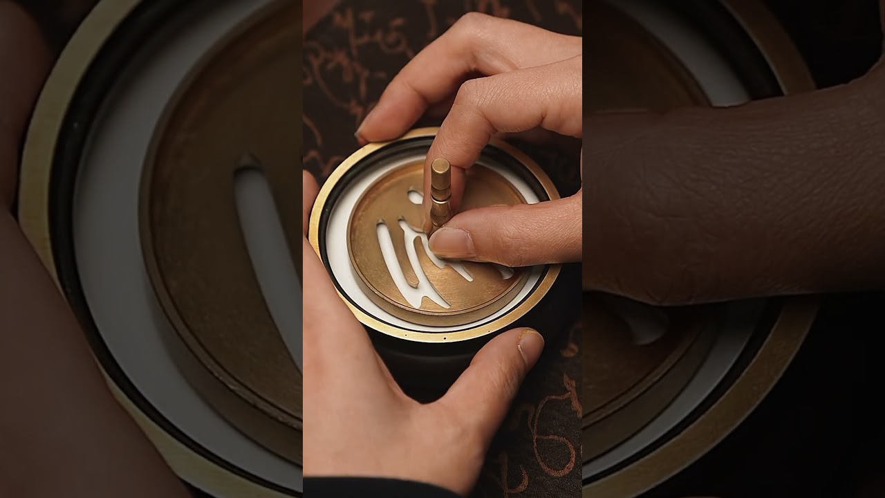 The most satisfying incense art you'll see today. 