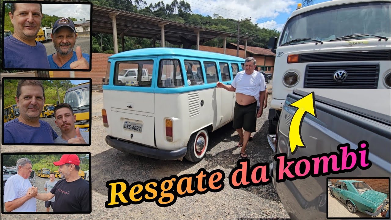 Primeiro Resgate do ano, com meu pai, buscamos a kombi com participação dos inscritos 