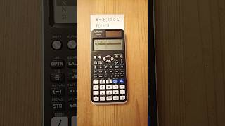 Probability from a Cumulative Binomial Distribution using a Casio FX-991EX Classwiz Calculator.