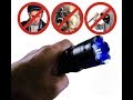 Фонарь шокер реальное применение.  Taser shocker flashlight