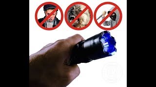 Фонарь шокер реальное применение.  Taser shocker flashlight(Испытание фонаря шокера на людях. Taser shocker flashlight human trials., 2015-09-16T06:36:50.000Z)