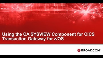 Using the CA SYSVIEW Component for CICS Transaction Gateway for zOS
