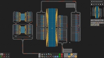 Factorio 300k iron plate per minute smelter