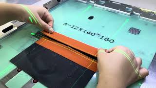 MS-KD02G丨Full Automatic Laser Pocket Welting Machine丨Double-lip pocket