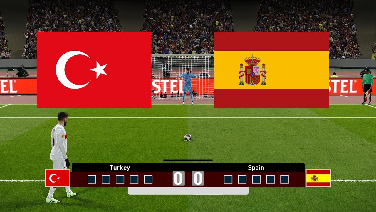 Турция против Испании: пенальти