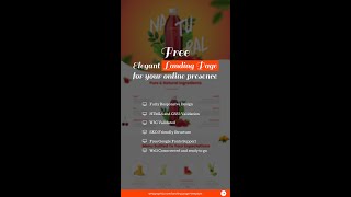 Elegant landing page #templates at Webgraphiz.com