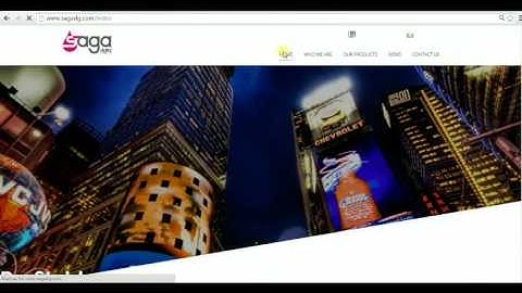 Video Tutorial on How to Navigate SAGA website