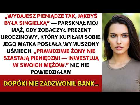 Mój mąż i jego matka próbowali kontrolować nasze finanse — aż jeden telefon zmienił wszystko…