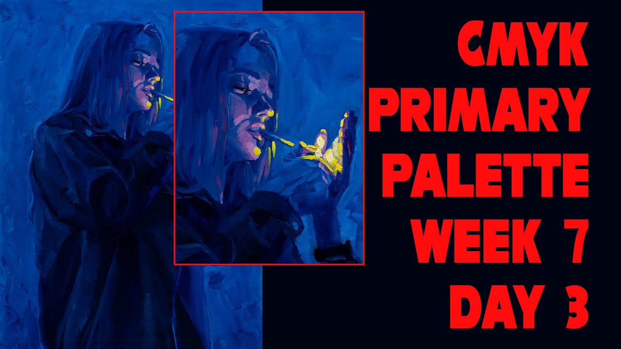 Why I Swapped Cyan for Phthalo Blue | Exploring My Modified CMYK Palette. Week 7 Day 3